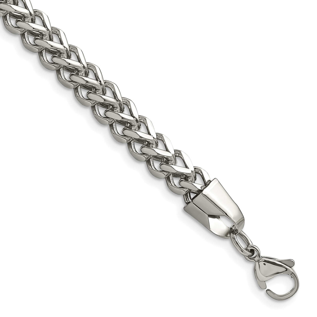 Chisel Stainless Steel 5.5mm Franco Bracelet