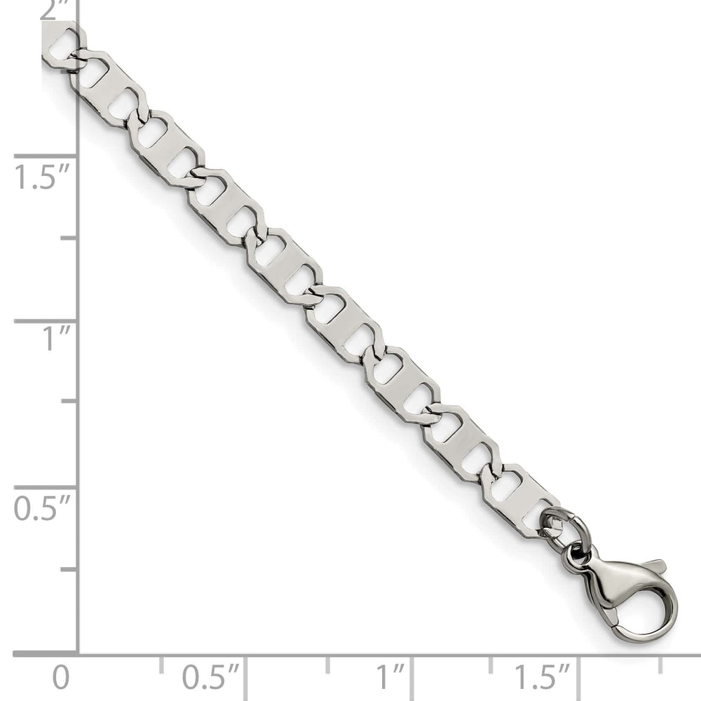 Chisel Stainless Steel 5mm Anchor Bracelet