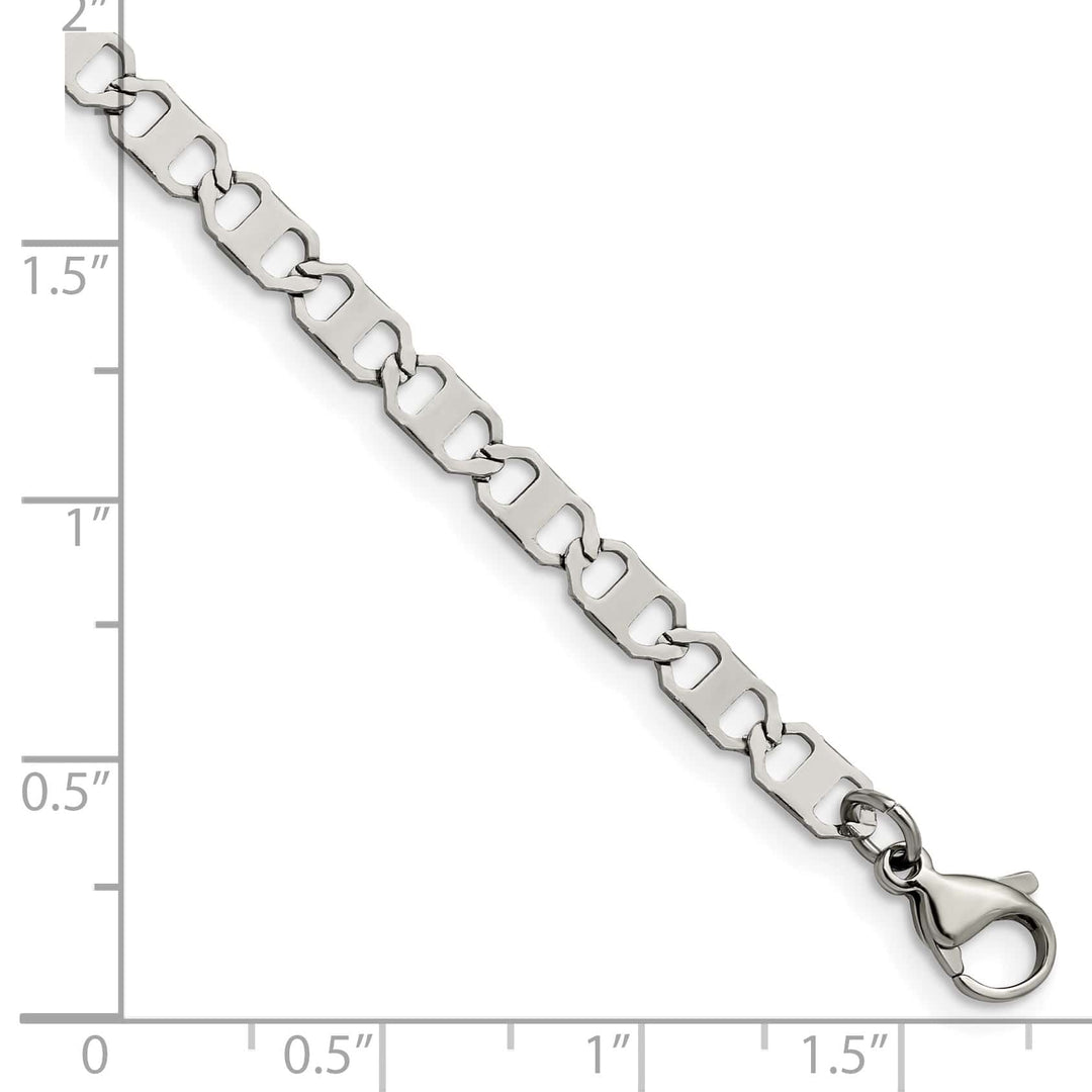 Chisel Stainless Steel 5mm Anchor Bracelet