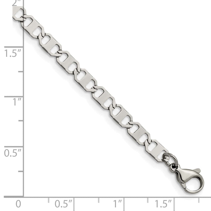 Chisel Stainless Steel 5mm Anchor Bracelet