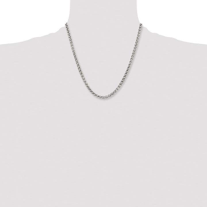 Chisel Stainless Steel 5mm Wheat Chain