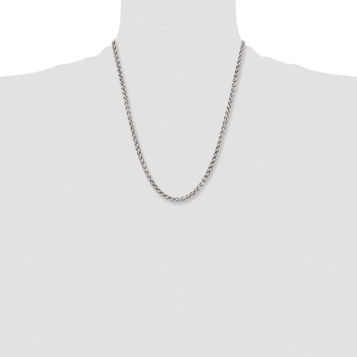 Chisel Stainless Steel 5mm Wheat Chain