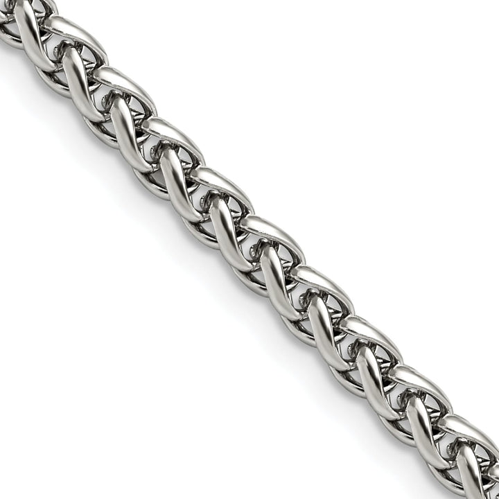 Chisel Stainless Steel 5mm Wheat Chain