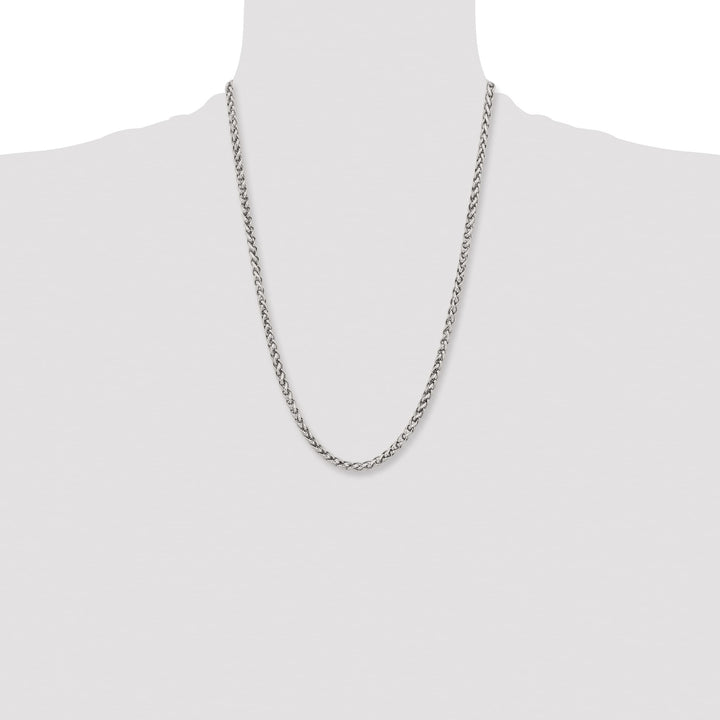 Chisel Stainless Steel 5mm Wheat Chain