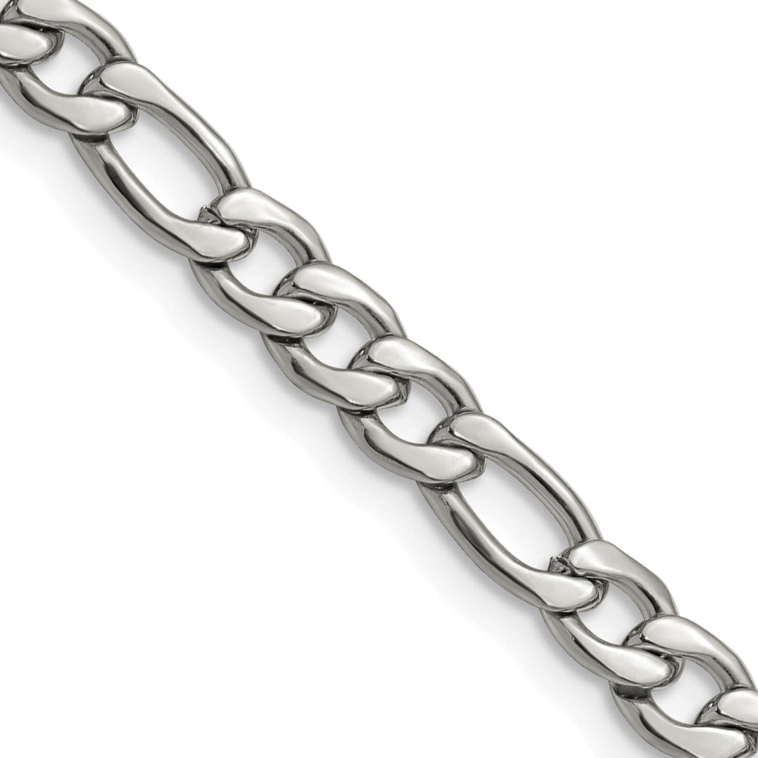 Chisel Stainless Steel 6.3mm Figaro Chain