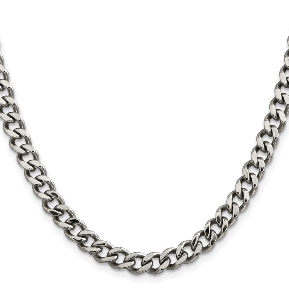 Chisel Stainless Steel 6.75mm Curb Chain