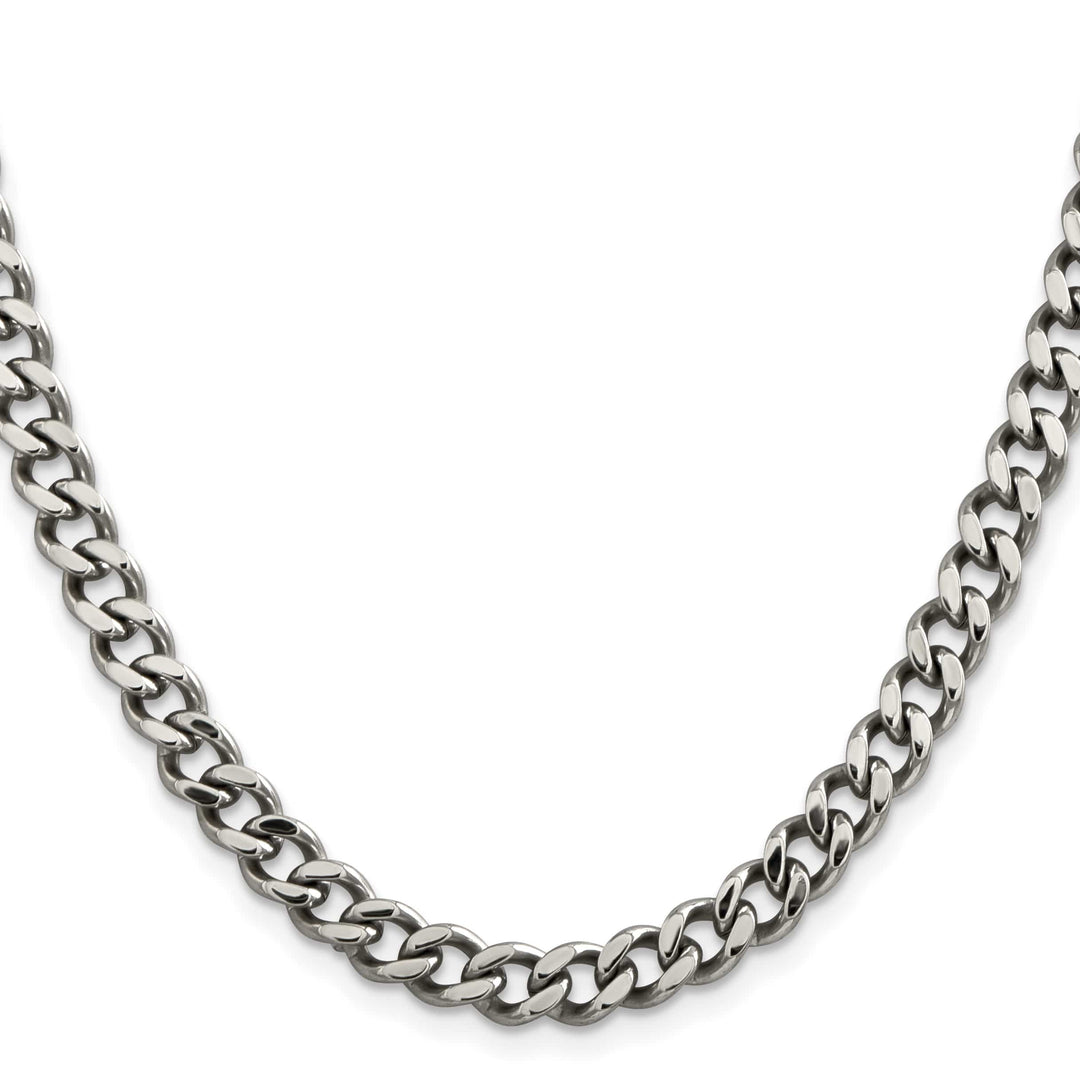 Chisel Stainless Steel 6.75mm Curb Chain