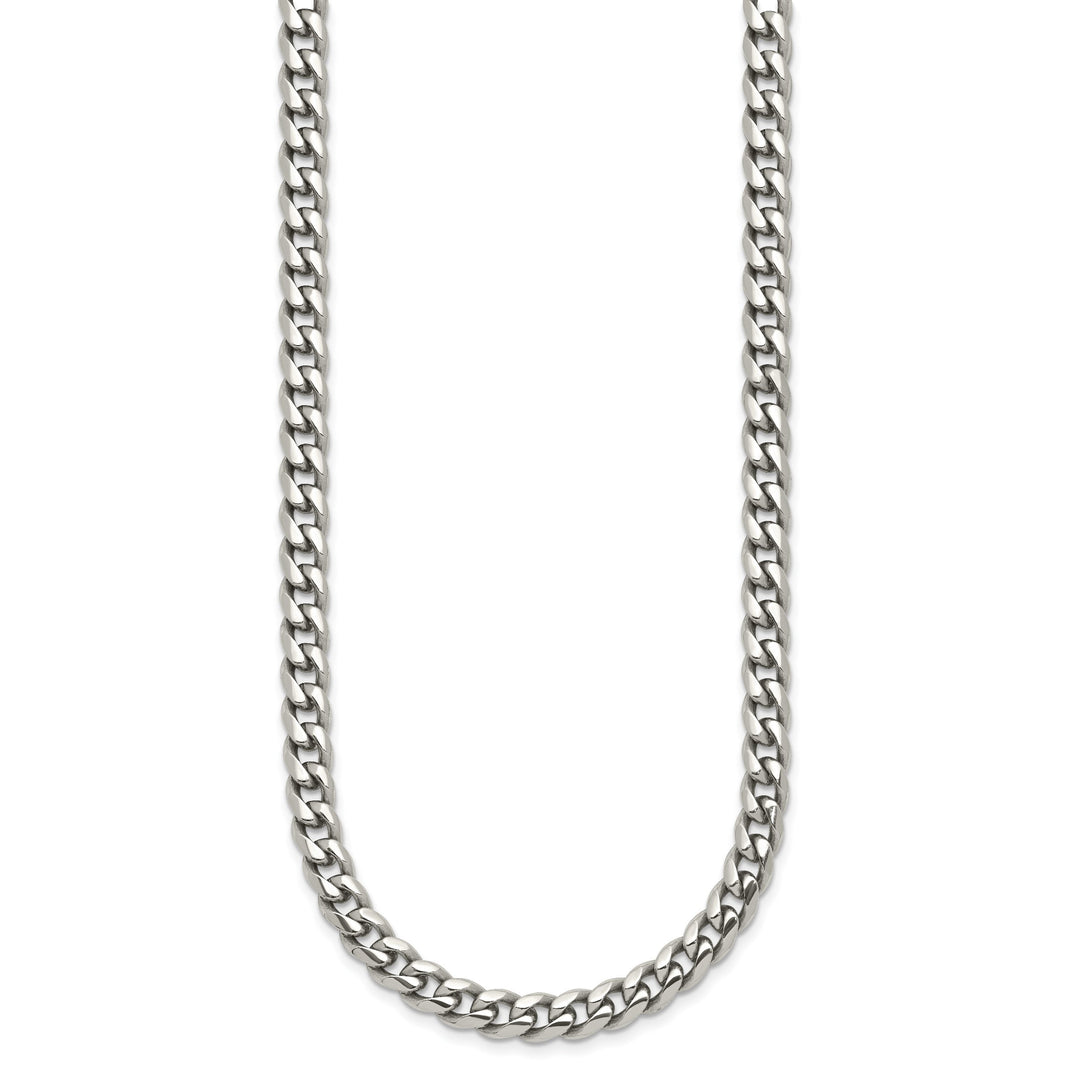 Chisel Stainless Steel 6mm Curb Chain 24 Inch