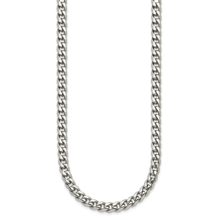 Chisel Stainless Steel 6mm Curb Chain 24 Inch