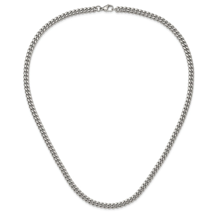 Chisel Stainless Steel 6mm Curb Chain 24 Inch