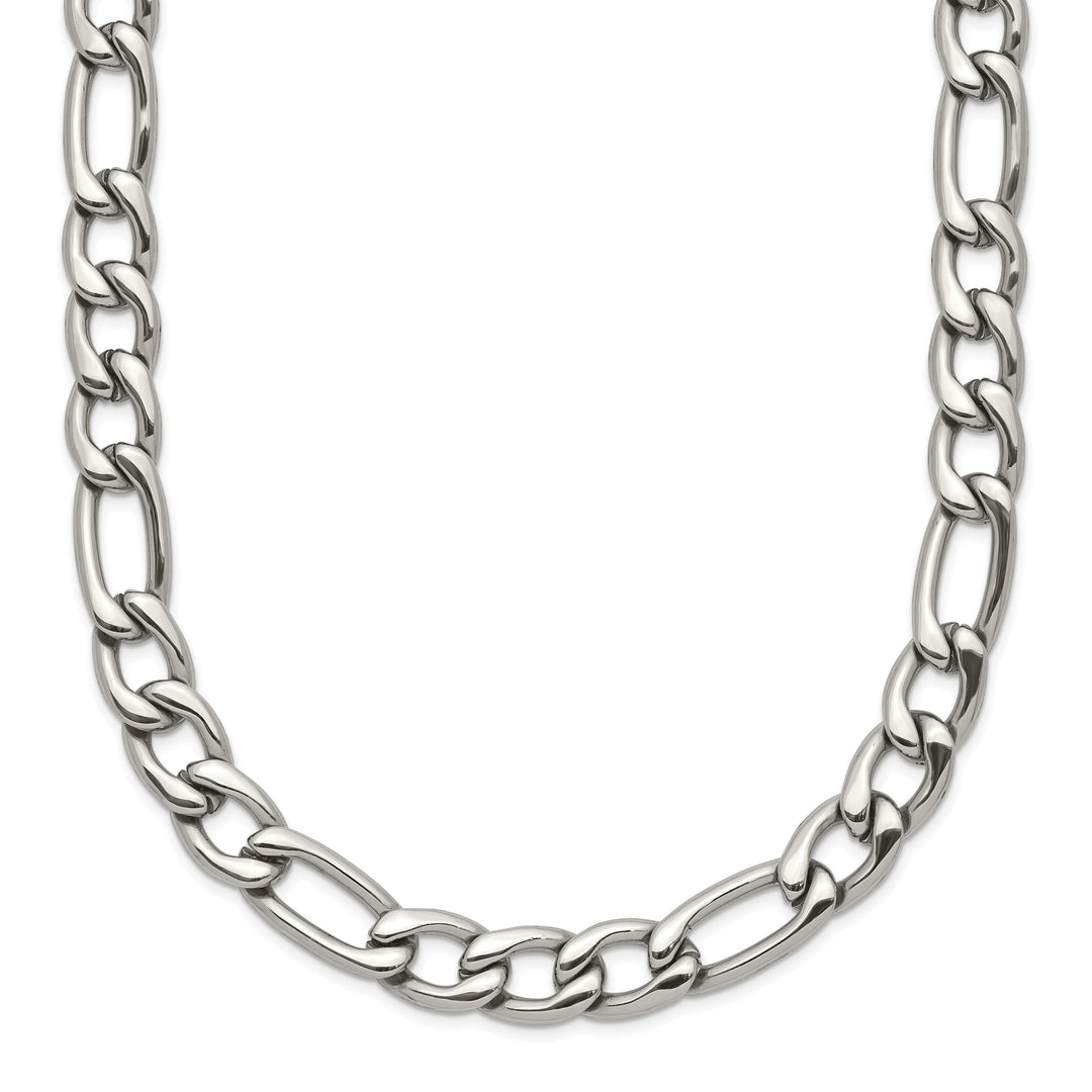 Chisel Stainless Steel 6mm Figaro Chain 24 Inch