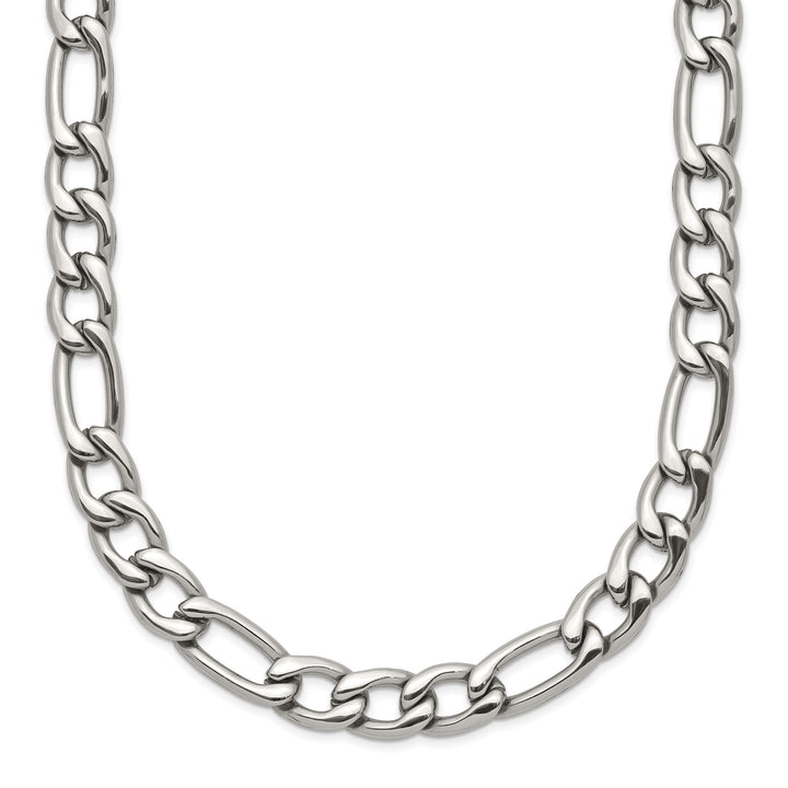 Chisel Stainless Steel 6mm Figaro Chain 24 Inch