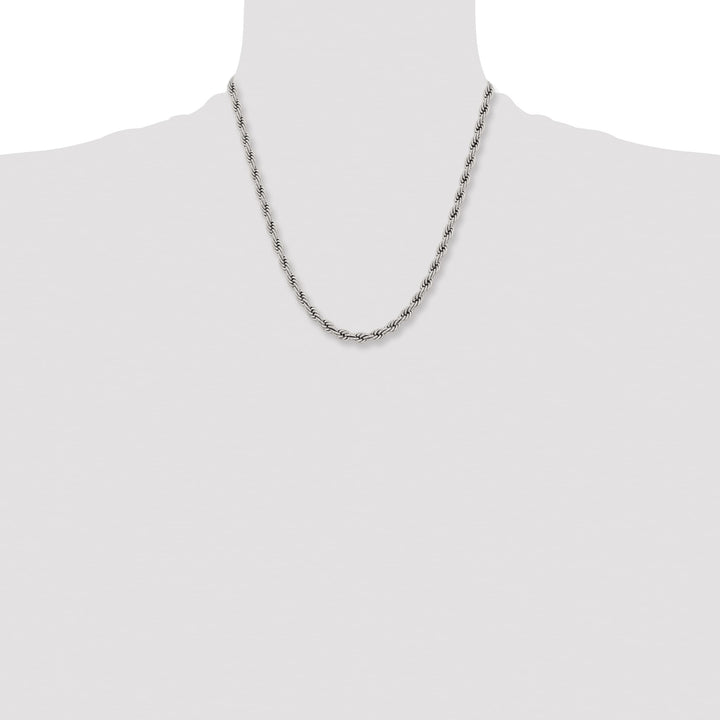 Chisel Stainless Steel 6mm Rope Chain