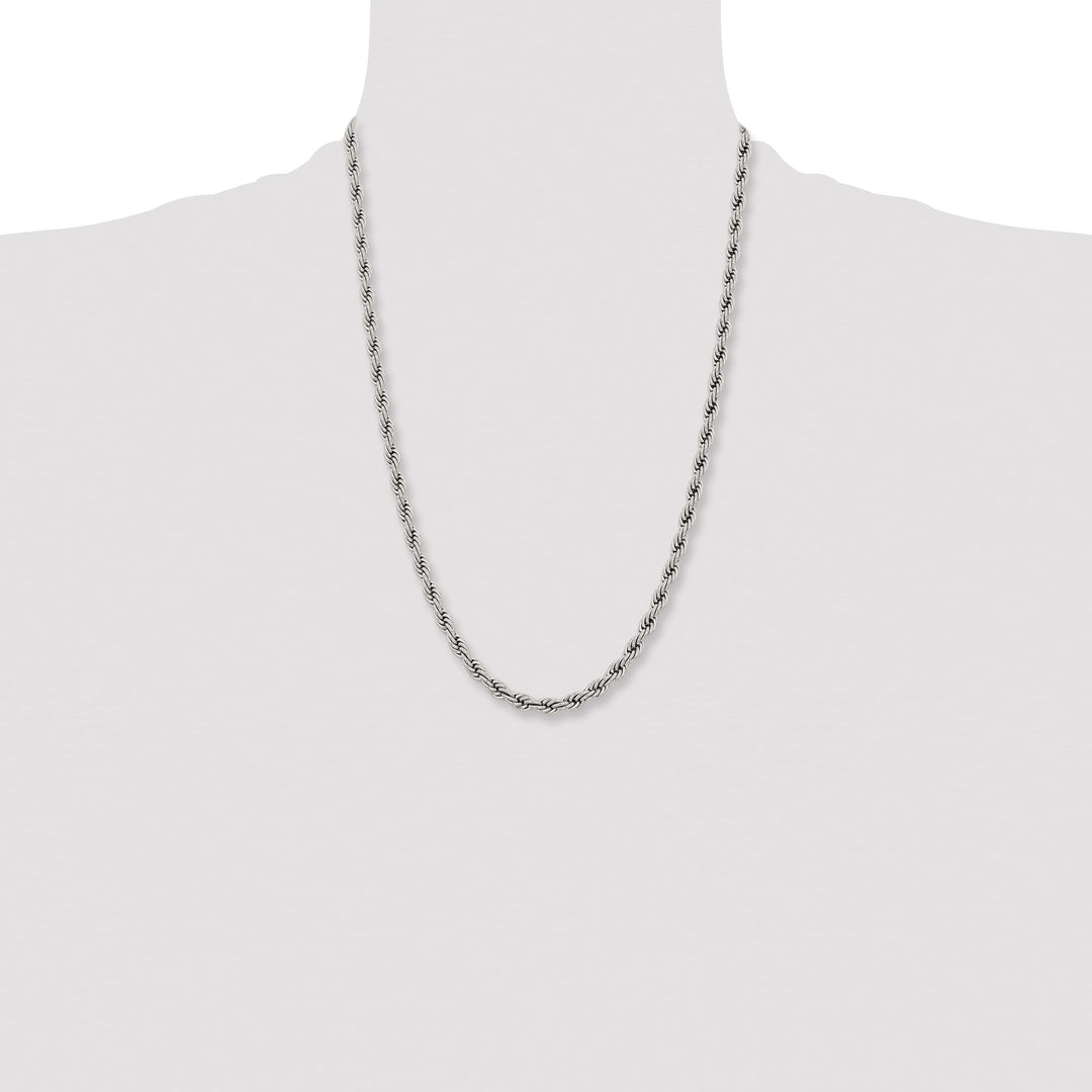 Chisel Stainless Steel 6mm Rope Chain