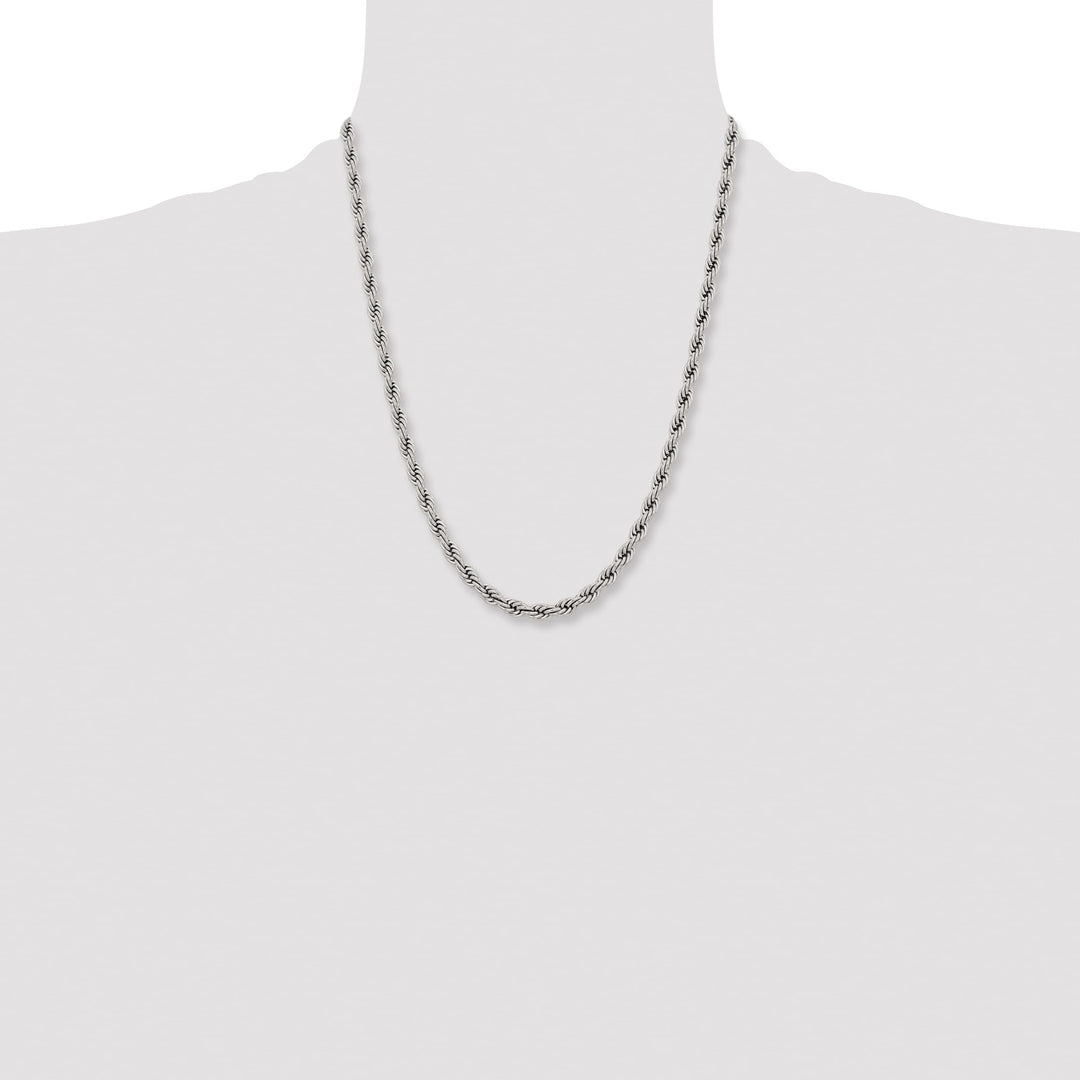 Chisel Stainless Steel 6mm22 inch Rope Chain
