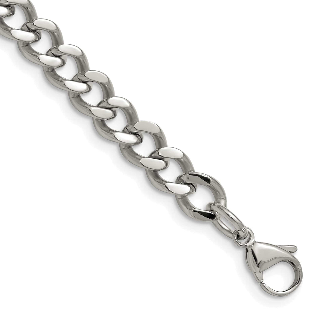 Chisel Stainless Steel 7.5mm Curb Bracelet
