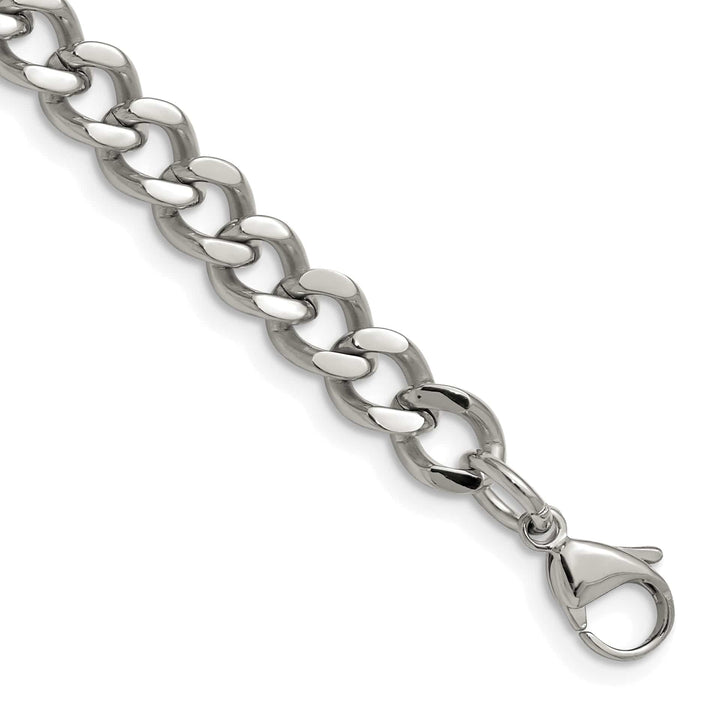 Chisel Stainless Steel 7.5mm Curb Bracelet