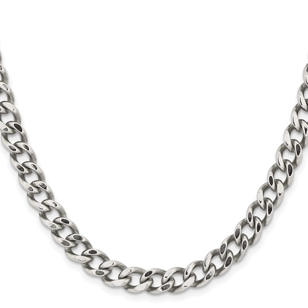 Chisel Stainless Steel 7.5mm Curb Chain