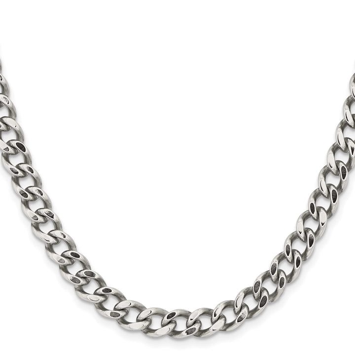 Chisel Stainless Steel 7.5mm Curb Chain