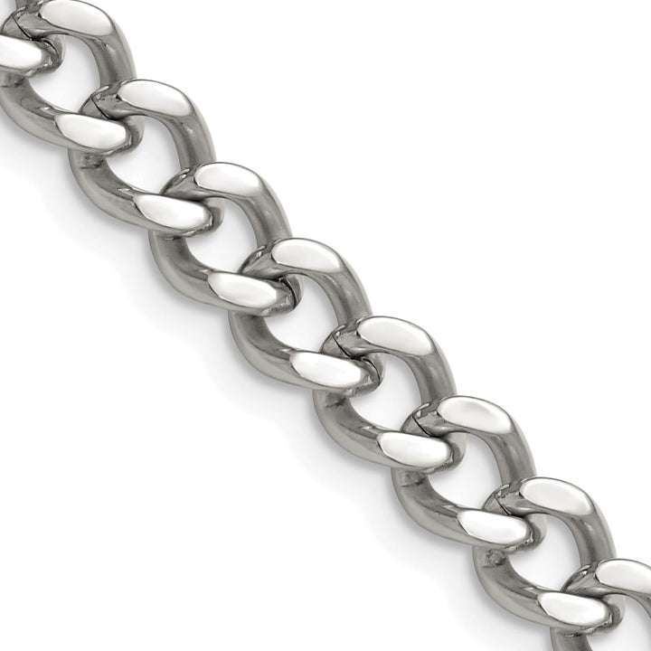 Chisel Stainless Steel 7.5mm Curb Chain