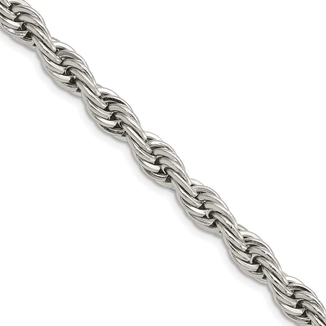 Chisel Stainless Steel 7mm Rope Chain