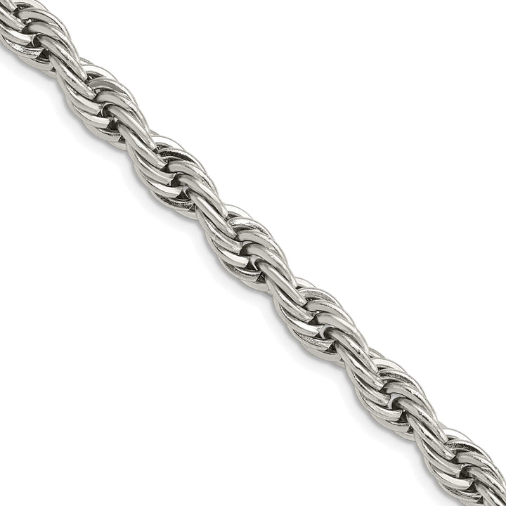 Chisel Stainless Steel 7mm Rope Chain