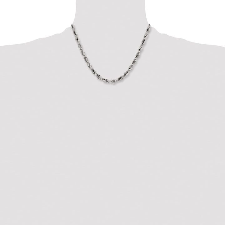 Chisel Stainless Steel 7mm Rope Chain