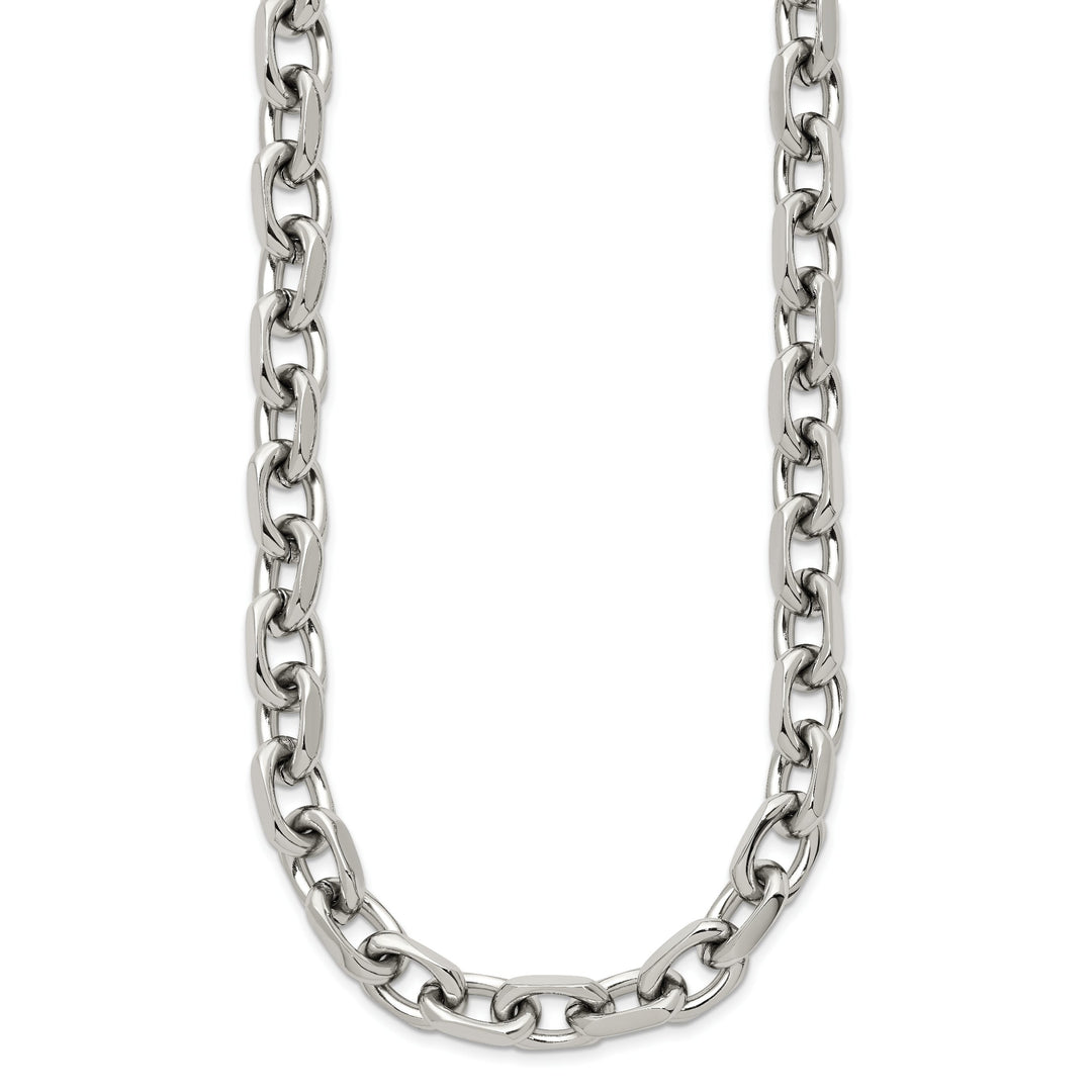 Chisel Stainless Steel 8.5mm Cable Chain 24 Inch
