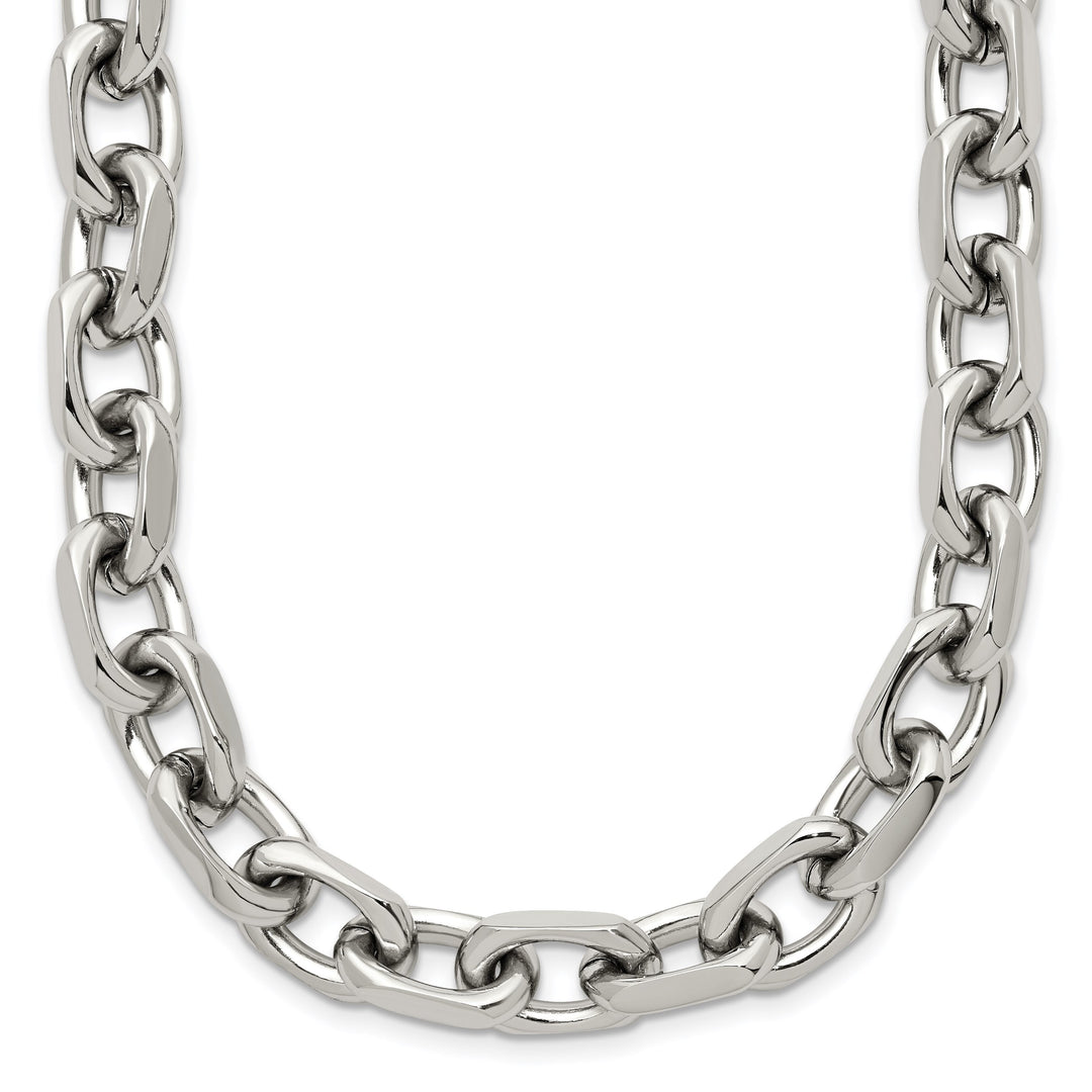 Chisel Stainless Steel 8.5mm Cable Chain 24 Inch