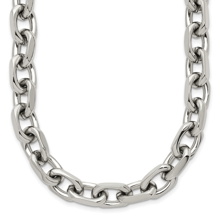 Chisel Stainless Steel 8.5mm Cable Chain 24 Inch