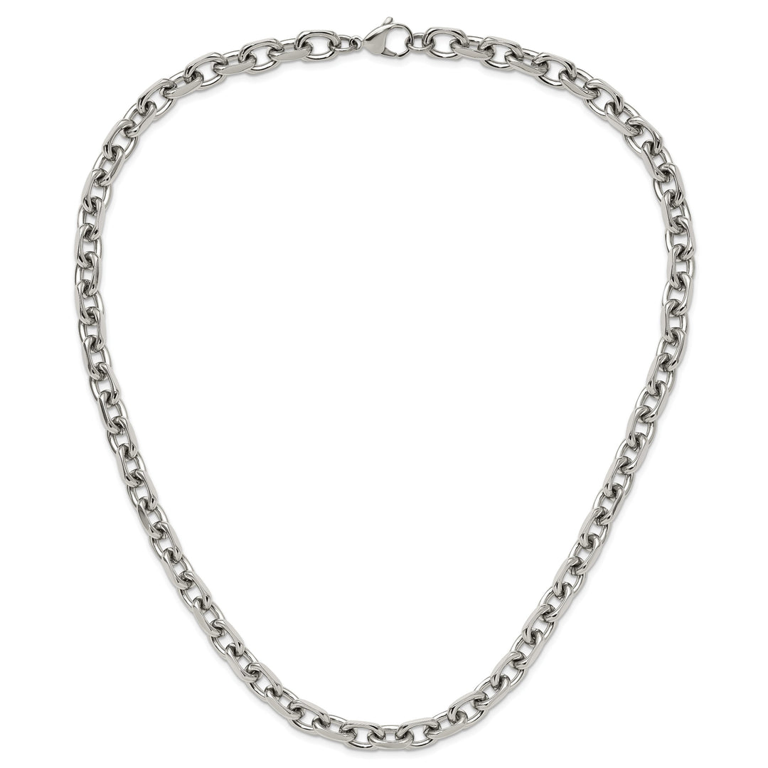 Chisel Stainless Steel 8.5mm Cable Chain 24 Inch