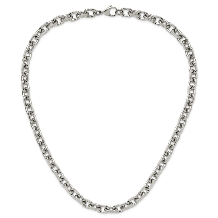 Chisel Stainless Steel 8.5mm Cable Chain 24 Inch