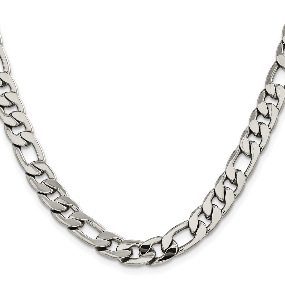 Chisel Stainless Steel 8.75mm Figaro Chain