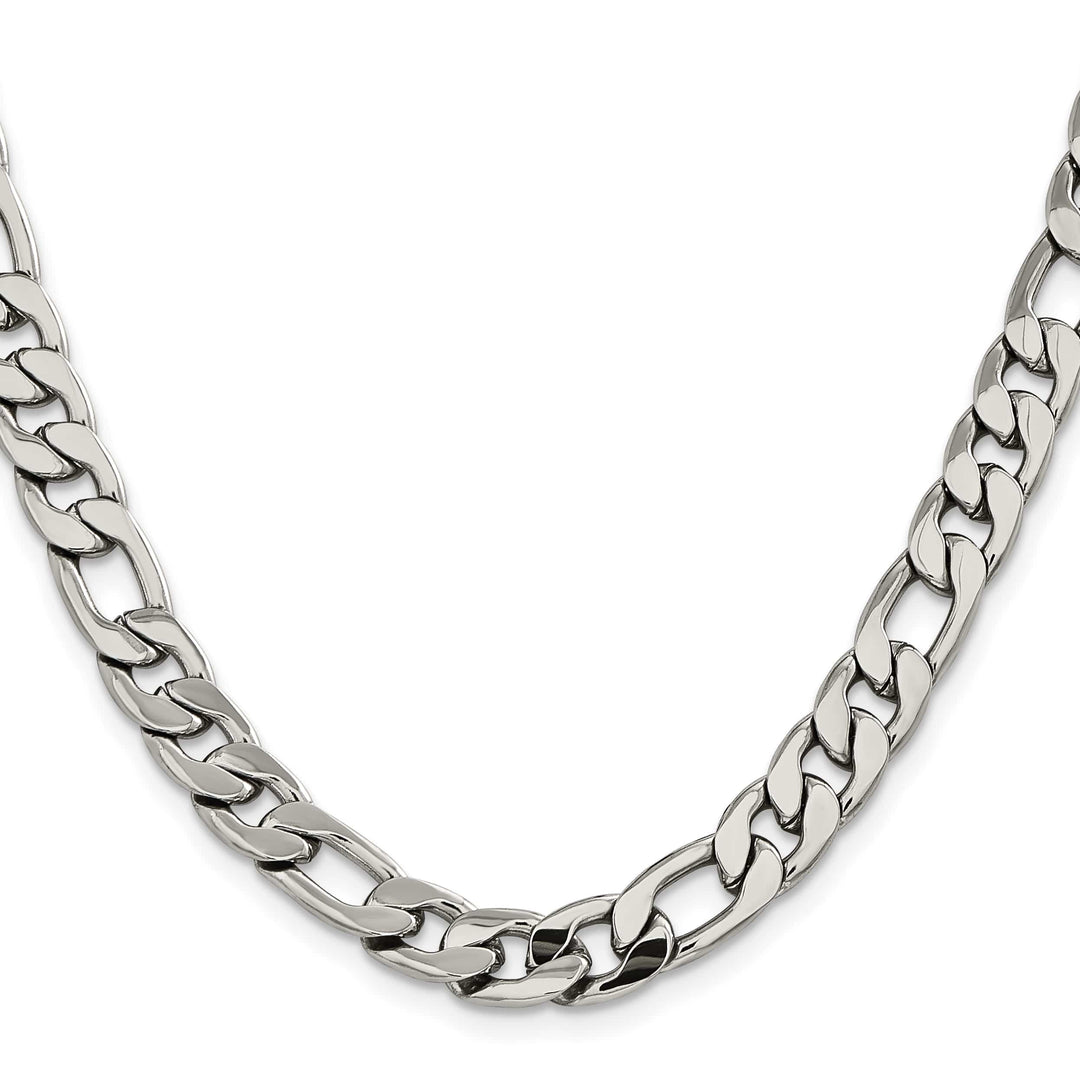Chisel Stainless Steel 8.75mm Figaro Chain