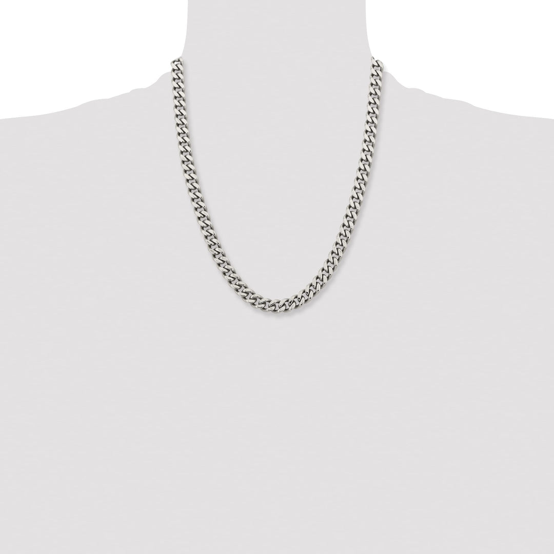 Chisel Stainless Steel 9.5mm Curb Chain