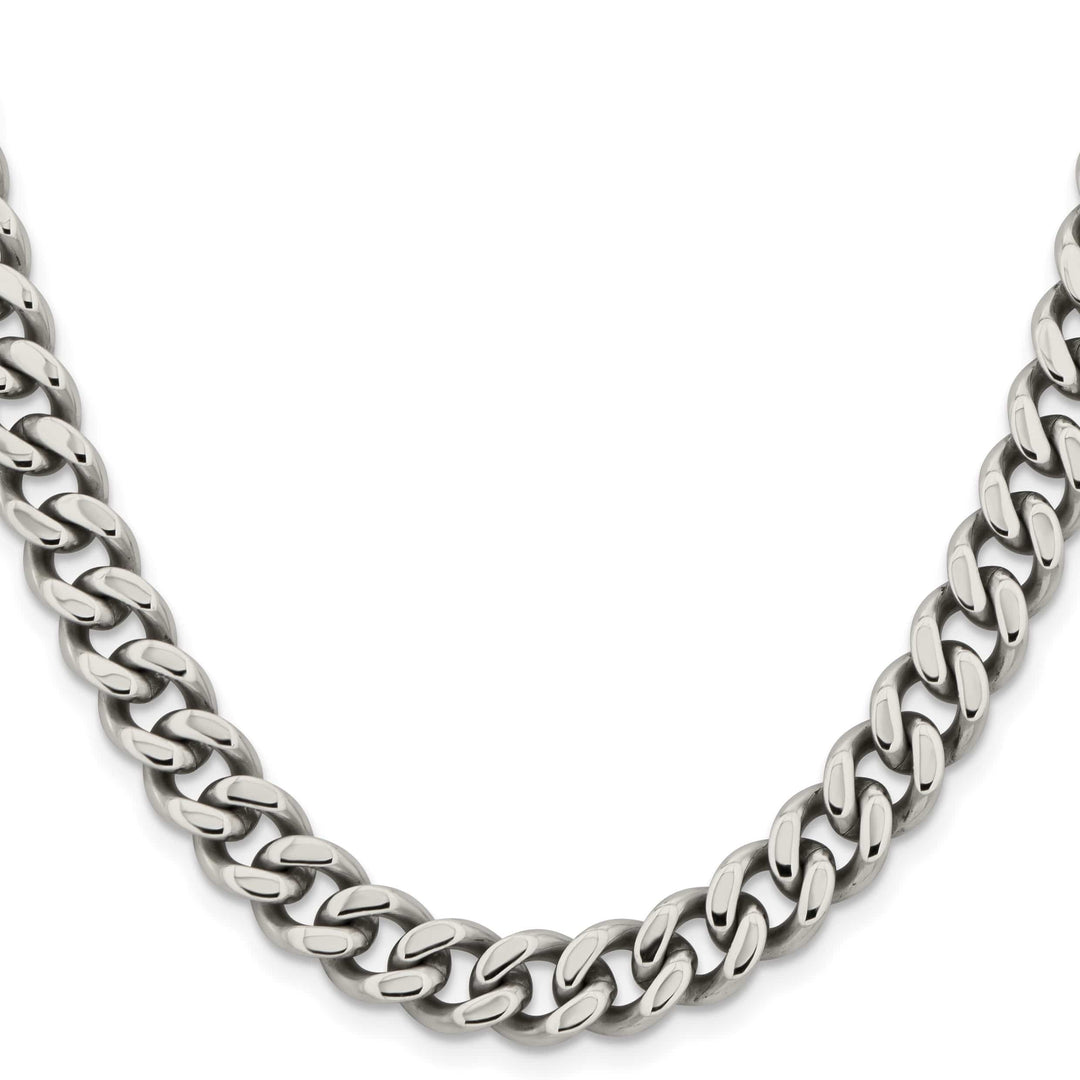 Chisel Stainless Steel 9.5mm Curb Chain