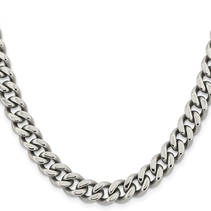 Chisel Stainless Steel 9.5mm Curb Chain