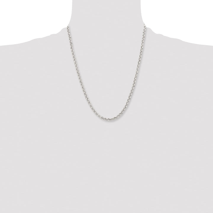 Chisel Stainless Steel and Textured Fancy Rolo Chain
