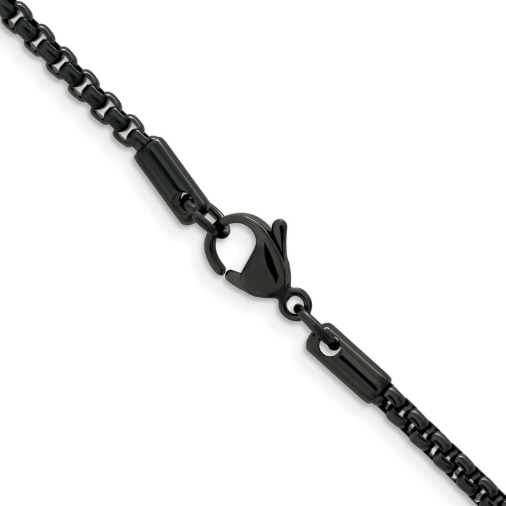 Chisel Stainless Steel Blue and Grey IP Finish 2.5mm Box Chain