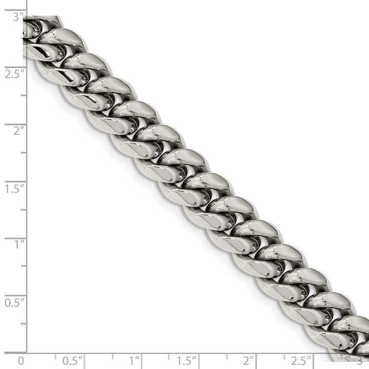 Chisel Stainless Steel Curb Bracelet Bracelet 8.5 Inch
