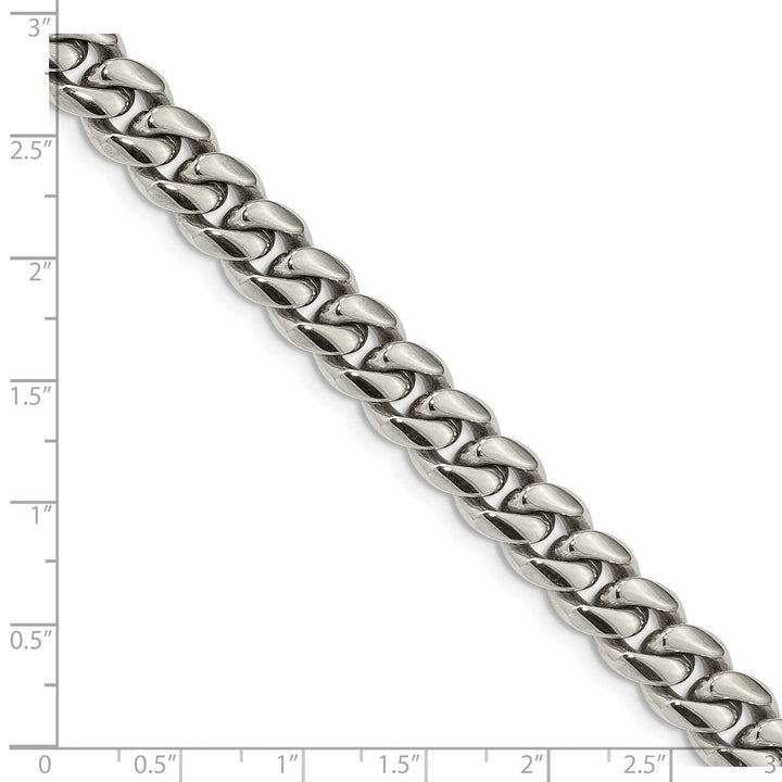 Chisel Stainless Steel Curb Bracelet Bracelet 8.5 Inch