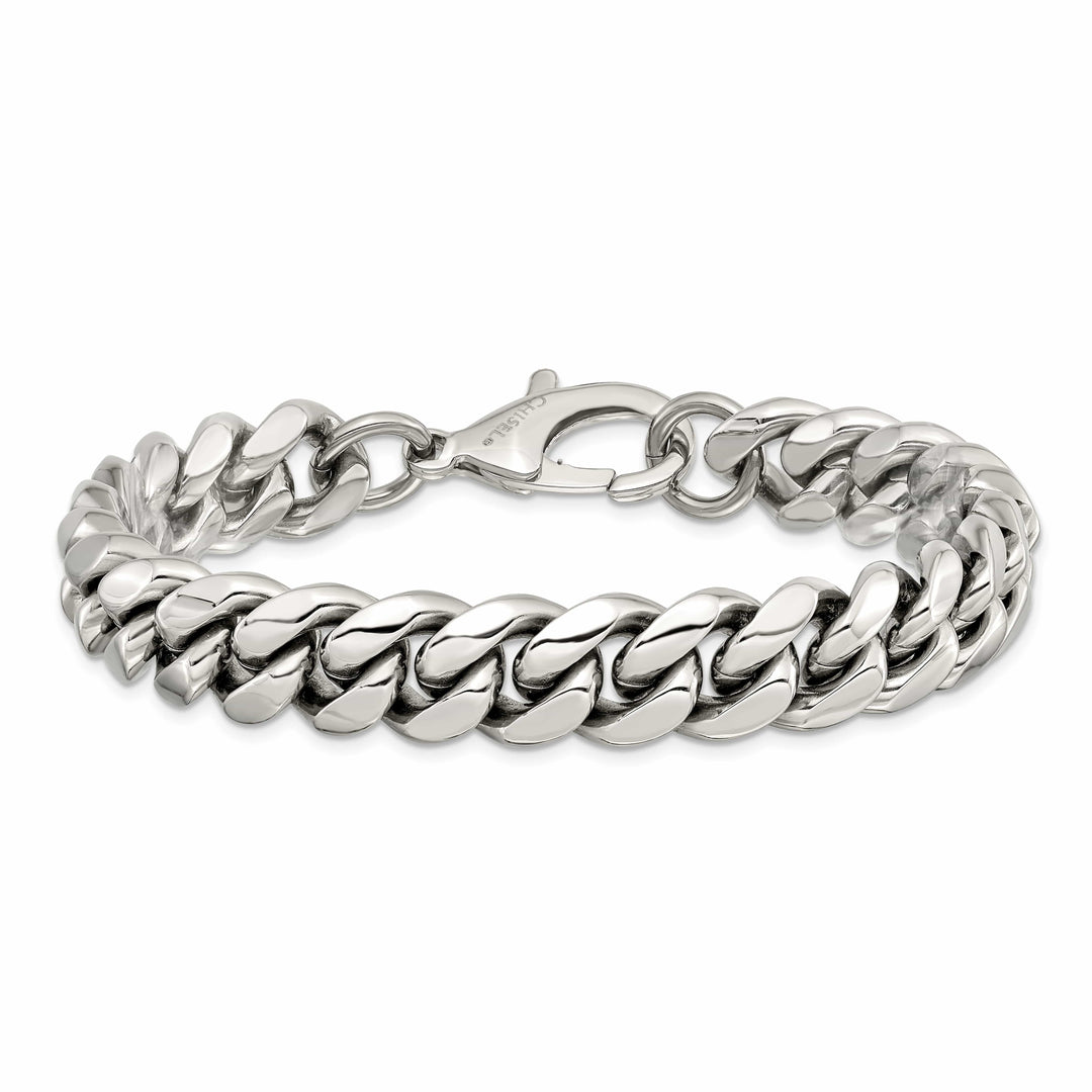 Chisel Stainless Steel Curb Bracelet Bracelet 8.5 Inch
