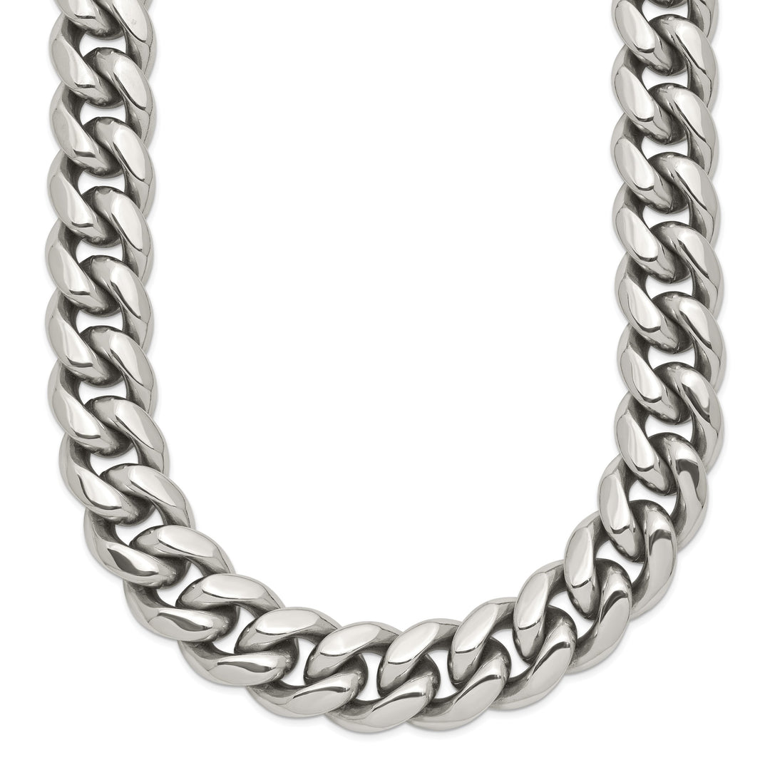 Chisel Stainless Steel Curb Chain 24 Inch