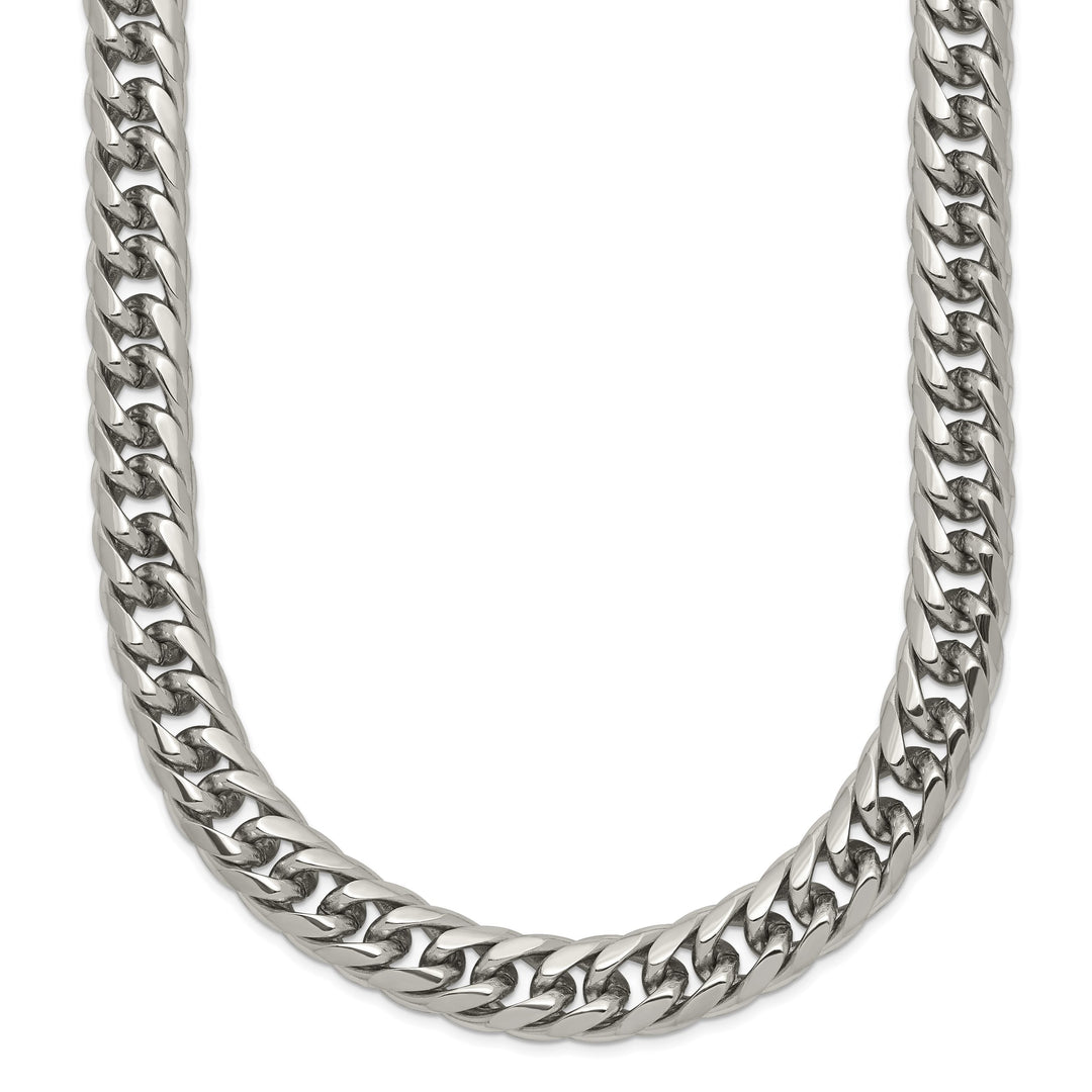Chisel Stainless Steel Double Curb Chain 24 Inch