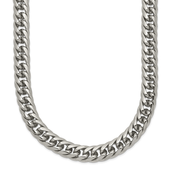 Chisel Stainless Steel Double Curb Chain 24 Inch