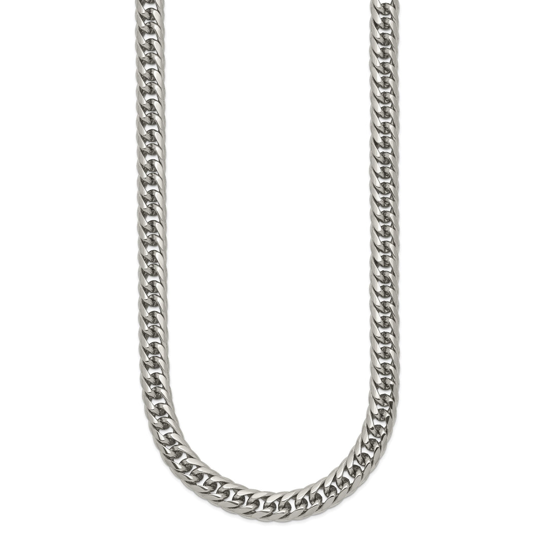 Chisel Stainless Steel Double Curb Chain 24 Inch