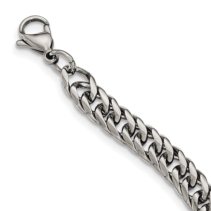 Chisel Stainless Steel Double Curb Chain 24 Inch