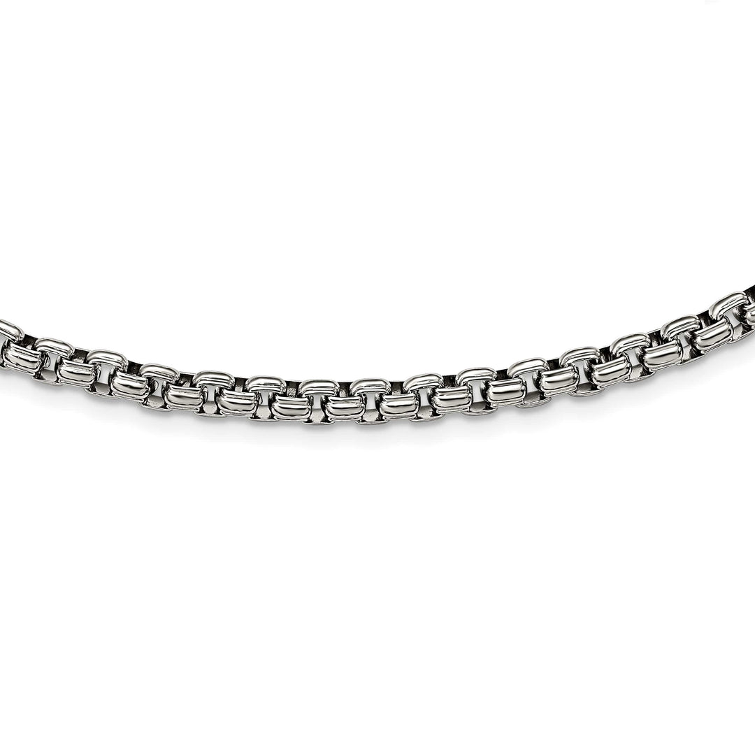 Chisel Stainless Steel Fancy Box Chain 24 Inch