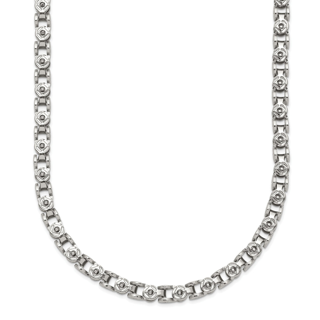 Chisel Stainless Steel Fancy Circle Link Chain