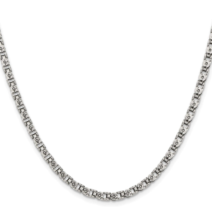 Chisel Stainless Steel Fancy Circle Link Chain